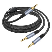 3.5mm to Double 3.5mm Audio Splitter, TRS Jack Headphones Adapter Cable for Smartphone, Computer, Speakers
