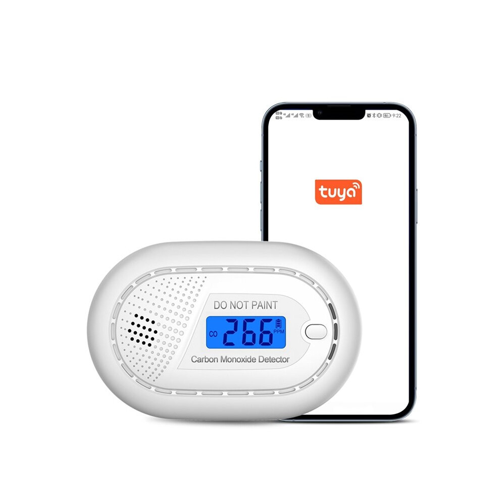 Tuya Co Carbon Monoxide Detector App Alert Wall Desktop Wifi Alert Sensor For Home Kitchen Car Camping 6034227967932