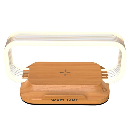 LED Night Light Wireless Charging Stand Desktop Light Phone Holder Base, Suitable for Wireless Charging Phones.