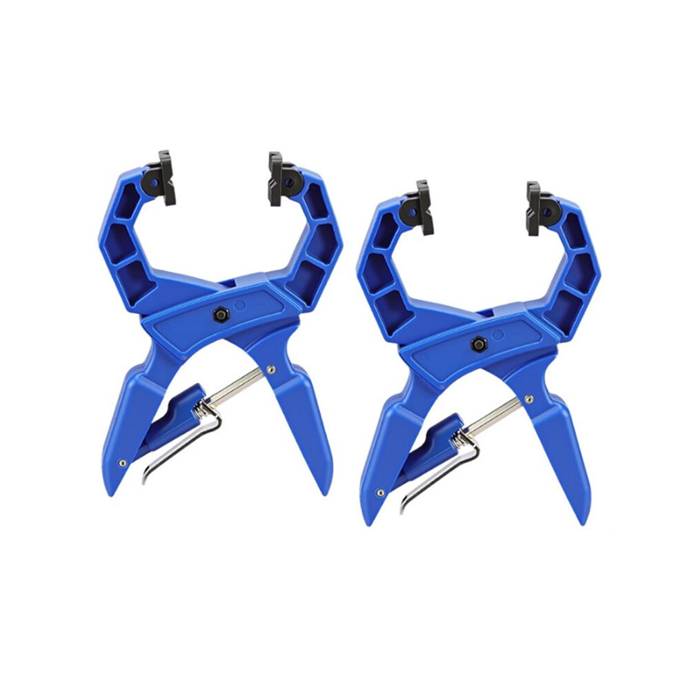 2Pcs Woodworking Clamps G-Clamps Fastening Fixtures C-Clamps Quick-Release Clamps Spring-Loaded Clamps Woodworking Tools 4712443586077