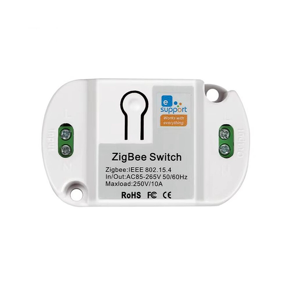 ZigBee 3.0 10A 265V DIN Rail Module, Wireless Remote Control Voice App ...