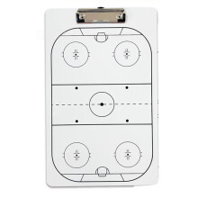 Dry-Erasing Coaching Board, Double-Sided Dry-Erasing Whiteboard, Sports Board Puck