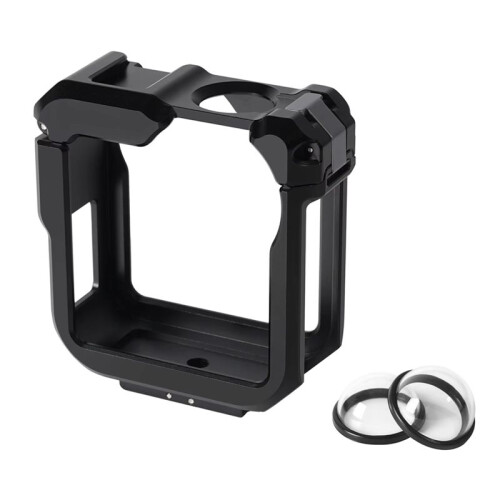 For  Max Housing Shell Aluminum Alloy Vlogging Kit Camera Rabbit Cage with Lens Caps