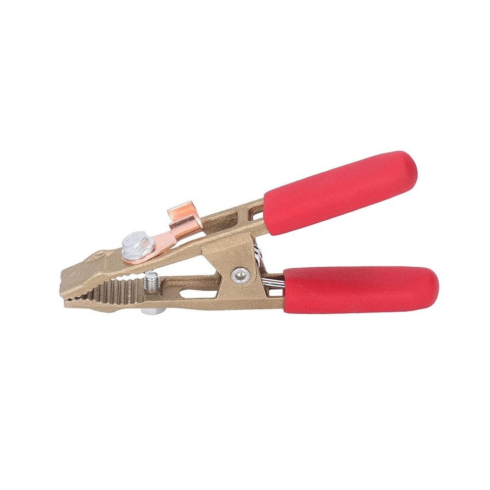 A Shape Earth Wire Clamp Brass Grounding Clamp Electric Argon Arc Welding Pliers 260A Welding For Power Manufacturing 4711150926510