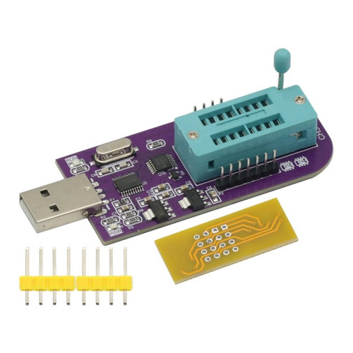 CH347 High-Speed Programmer Module for 24 EEPROM 25 SPI FLASH, USB to TTL Serial Adapter,ISP/ICP Support 1