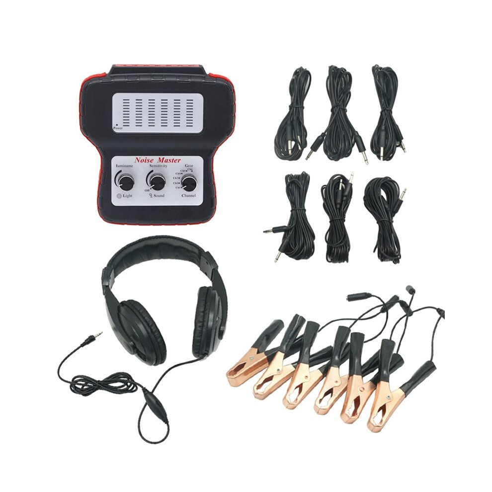 Automotive Stethoscope Six Channel Engine Chassis Transmission Abnormal Noise Testing Detection Device For Car Fault 4711076810115