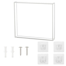 Universelle Wandvitrine für CDs, Transparenter Aufbewahrungsschrank für Bücher, Schallplatten Usw., Dekorativer Acryl-Displayständer