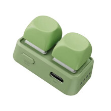 Newest Wireless Tooth Remote Control Keypad Dual Button Page Turner for Kobo E-Book Readers Lazy Artifact Green