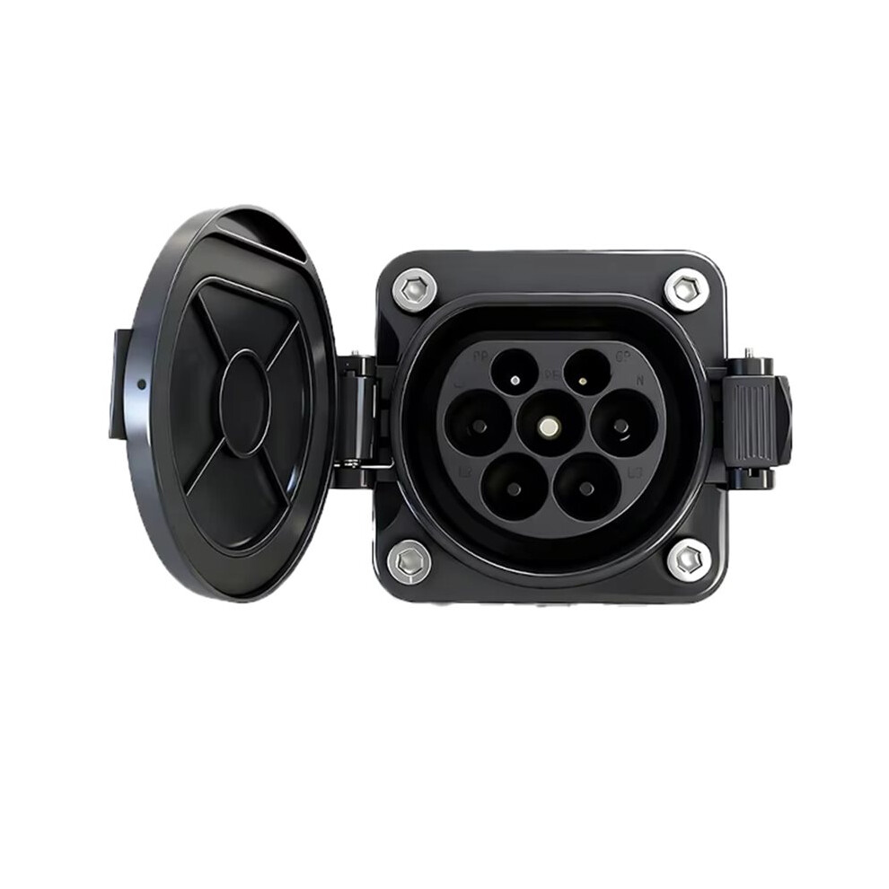 Evse Type 2 Male Socket 32A 3P For Electric Vehicle Car Side Charger Iec 62196 Type 2 Socket Ev Charger Socket 4711164220437