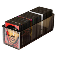 CD Storage Box Desktop Disc Organizer Tape Collection Storage Compartmentalized Box Vinyl Record Album Display Rack