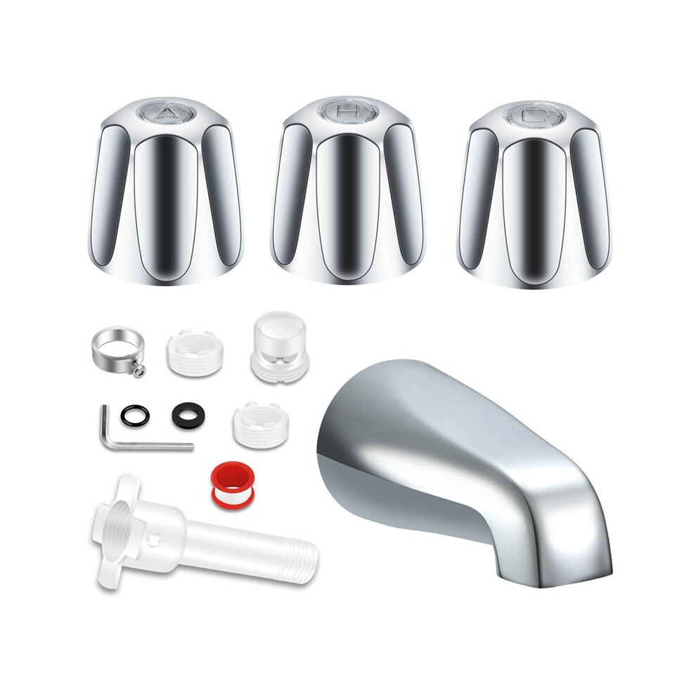 Photos - Other Bathroom Accessories Tub Shower Trim Kit Shower Knobs and Bath Tub Spout for Price/Pfister Tub Faucet for 1/2'', 3/4'' IPS Inside Thread