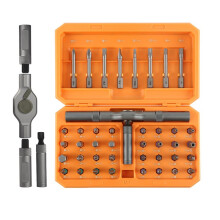 42 in 1 Ratchet Screwdriver Wireless Cordless Magnetic Small Handle Portable Manual Hand Tool Kit for Household Repair