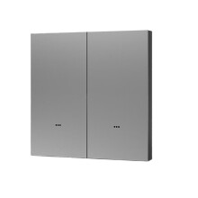 Inteligentny Przełącznik Ścienny Tuya Zigbee, Panel Ze Stopu Aluminium, Przycisk, 2 Przełączniki, Aplikacja, Sterowanie Głosowe