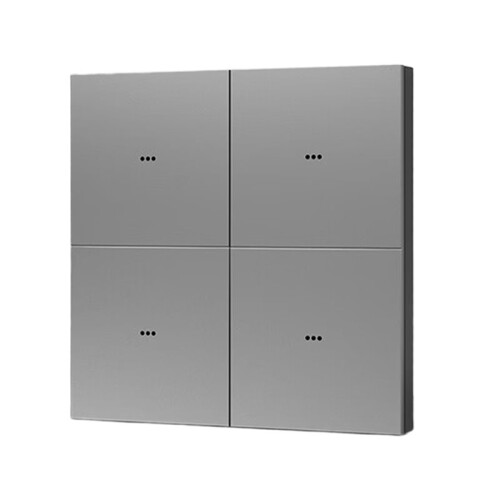 Tuya Zigbee  Wall Light  Aluminum Alloy Panel Push Button 1 2 3 4 Gangs App Voice Remote Control 4