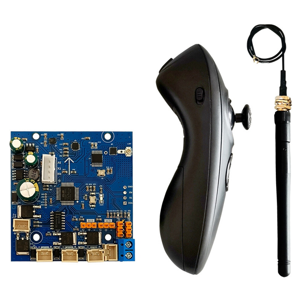 Rxg4p-Txg3 7-30V Handle Remote Controller Receiver Kit Fixed Speed Cruise Gyro For Rc Bait Boat 6031269062915