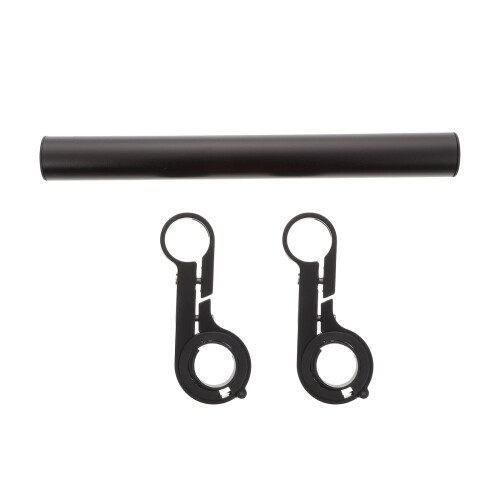 1 Set of Bike Extension Bar Professional Handlebar Extender Multi-function Extension Rack 2