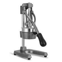 Heavy Duty Cast Iron Manual Citrus Juicer with Stainless Steel Cup for Orange Lemon Lime Grapefruit