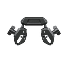 For Motorcycle Dual- Heavy-Duty Clamp Double Metal Super Clamp Arm Clip Provides Strong Stabilization
