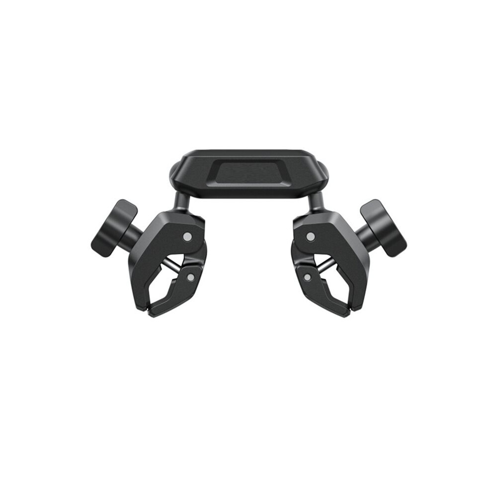 For Motorcycle Dual- Heavy-Duty Clamp Double Metal Super Clamp Arm Clip Provides Strong Stabilization 4712444228365