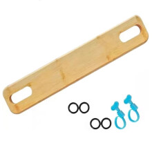 Fußstütze Aus Holz für Hochstühle, Rutschfestes Pedal, Hochstuhlzubehör