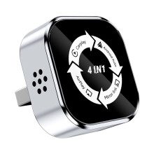 4in1 Wireless Carplay Adapter Airplay/Mirror Link/Android Auto/Carplay AI Box USB Dongle Wired Carplay to Wireless B
