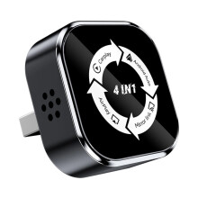 4in1 Wireless Carplay Adapter Airplay/Mirror Link/Android Auto/Carplay AI Box USB Dongle Wired Carplay to Wireless A