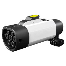For to Type2 EV Charger Adapter Fit for IEC62196 Standard Car Nacs to Type2 Adapter for Portable Charger