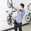 Suporte de parede preto para bicicletas - conjunto de 6 6