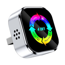 Kabelloser CarPlay-Adapter 4-in-1 AirPlay/Mirror Link/für Android Auto/CarPlay AI Box USB-Dongle Kabelgebundenes CarPlay auf Kabelloses B