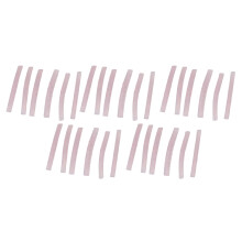 15 Paar Silikon-Perma-Wimpernzange Pads Lash Lift Shields für Zuhause & Salon Pink