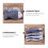 Creative Throw Pillow Fish Shaped Blue PP Cotton Car Use 1Pack 17.3x9.1in 6