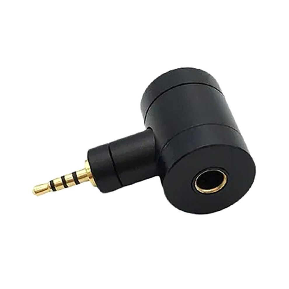 Hifi Angle4.4 Balanced Earphone Adapter 4.4Mm Female To 2.5Mm 4Pole Male Plug Diy For Music Players Black 6033897219327