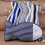 Creative Throw Pillow Fish Shaped Blue PP Cotton Car Use 1Pack 17.3x9.1in 7