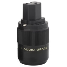 Rhodium Plated EUR Schuko EU Power Plug & IEC Connector Plug HIFI Power Adapter Sockets Use for Home Audio Equipment B
