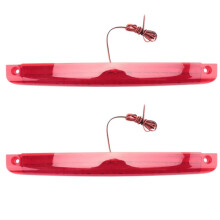 2Pcs Universal Car Motorcycle Red Light 12V 20 LED 3RD High Mount Brake Tail Stop Light