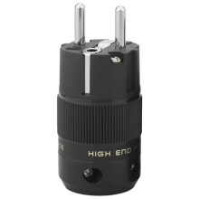 Rhodium Plated EUR Schuko EU Power Plug & IEC Connector Plug HIFI Power Adapter Sockets Use for Home Audio Equipment A