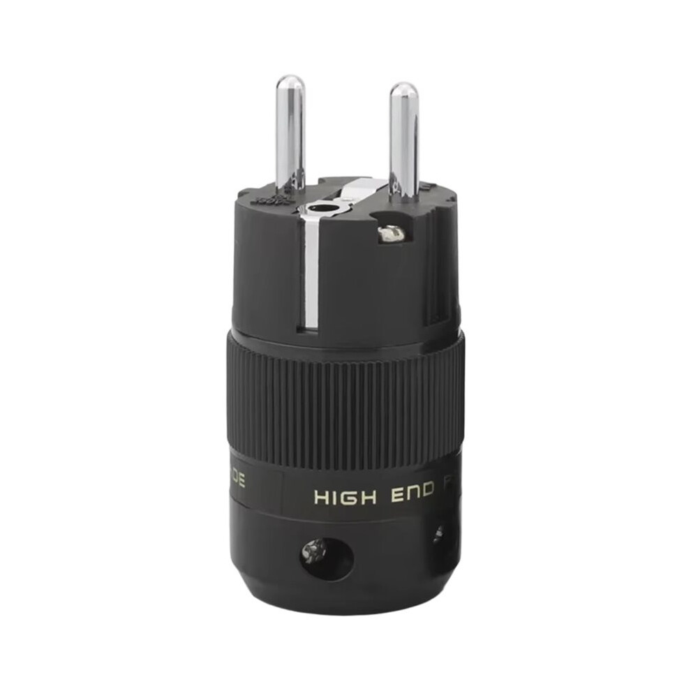 Photos - Cable (video, audio, USB) Rhodium Plated EUR Schuko EU Power Plug & IEC Connector Plug HIFI Power Adapter Sockets Use for Home Audio Equipment A