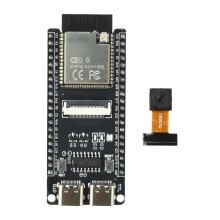Placa de Desenvolvimento ESP32-S3-CAM WIFI  com Módulo de Câmera OV3660, Placa de Desenvolvimento ESP32-S3-N16R8, Conector Duplo CH340 Type-C