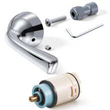 Pressure Balance Cartridge and Metal Lever Handle Kit,for Delta RP74148/RP70538/RP73625,for Delta Foundation Series