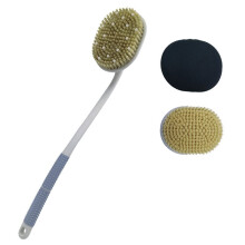 Rugborstel, Antislip Doucheborstel met Lange Steel, Stevige Maar Zachte Borstelharen, Exfoliërende Doucheborstel voor Nat Gebruik