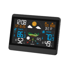 Digital Weather Station Wireless Indoor Outdoor Thermometer Hygrometer Weather Thermometer Household Weather Clock