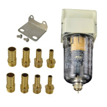 Universal Engine Oil Separator Catch Reservoir Tank Can Baffled for Engine Oil and Gas Separator