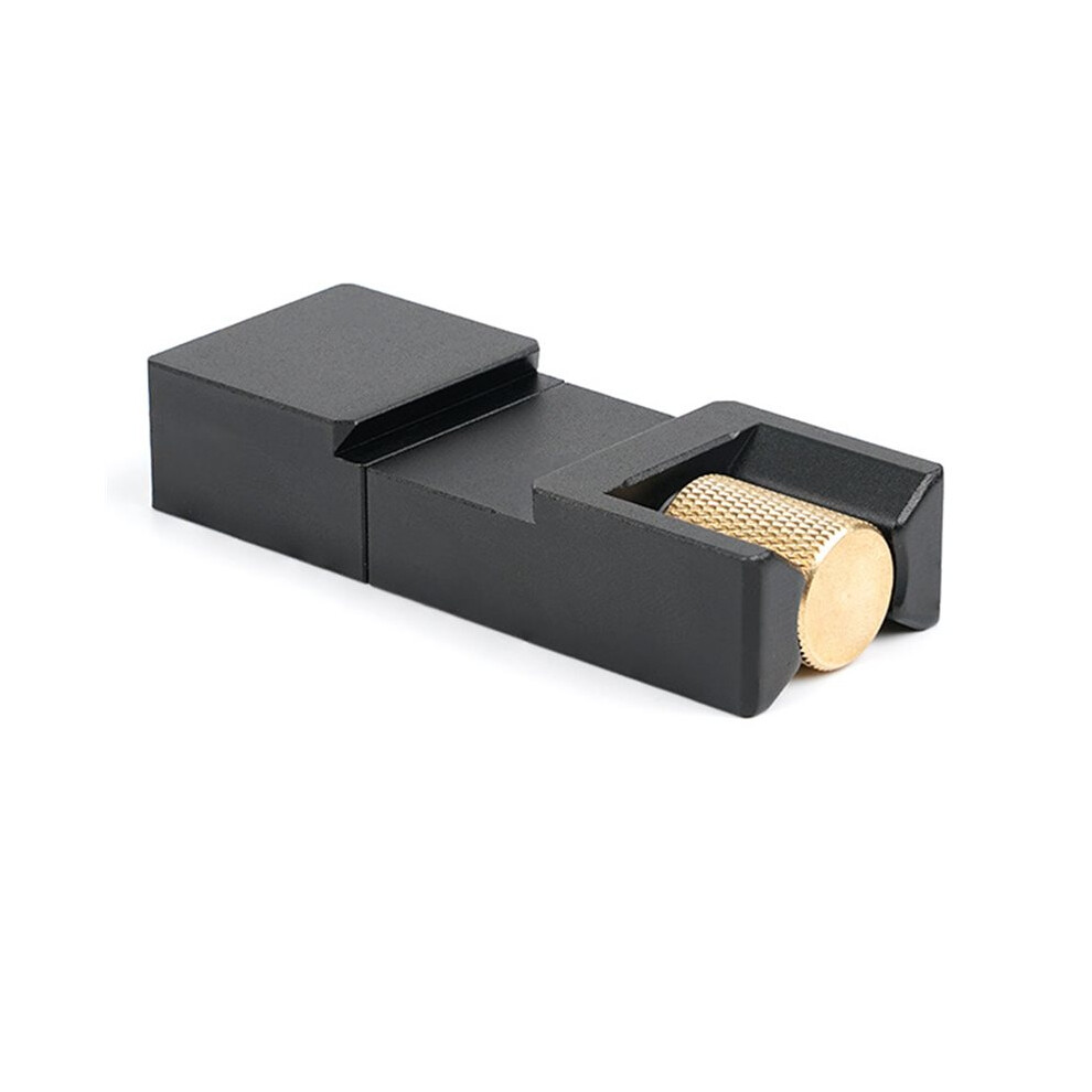 Steel Ruler Positioning Block Brass Angle Scriber Marking Gauge For Ruler Locator Diy Carpentry Scriber B 6031386938629