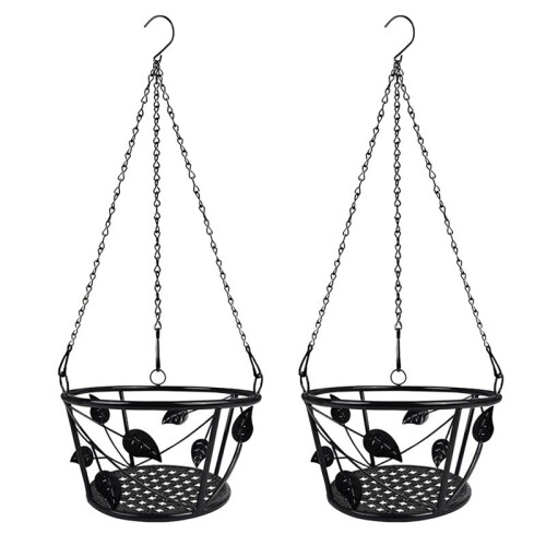 Support Mural pour Fleurs de Balcon, Panier Suspendu Décoratif pour Intérieur/Extérieur 1