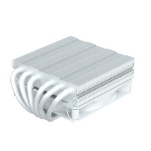 Low Profile 6 Heat Pipe CPU Cooler 51mm Height TDP160W Radiator for 1700/1200/115x/AM5 AM4  ITX Case White