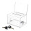 Durable Tip Jar Voting Plastic Container with Lock and Sign Holder Suggestion Box Acrylic Solid Ballot Box 1