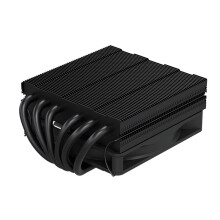Low Profile 6 Heat Pipe CPU Cooler 51mm Height TDP160W Radiator for 1700/1200/115x/AM5 AM4  ITX Case Black