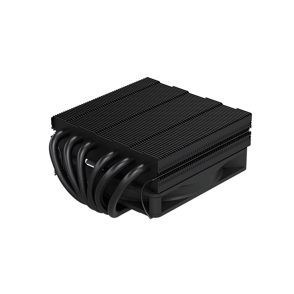 Low Profile 6 Heat Pipe Cpu Cooler 51Mm Height Tdp160w Radiator For 1700/1200/115X/Am5 Am4 Itx Case Black 4711052597313