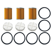 35-8M0204703 Cool Fuel Filter & Disc Filter with O-Rings for Mercury Alpha Bravo Series Engine 35-8M0093688