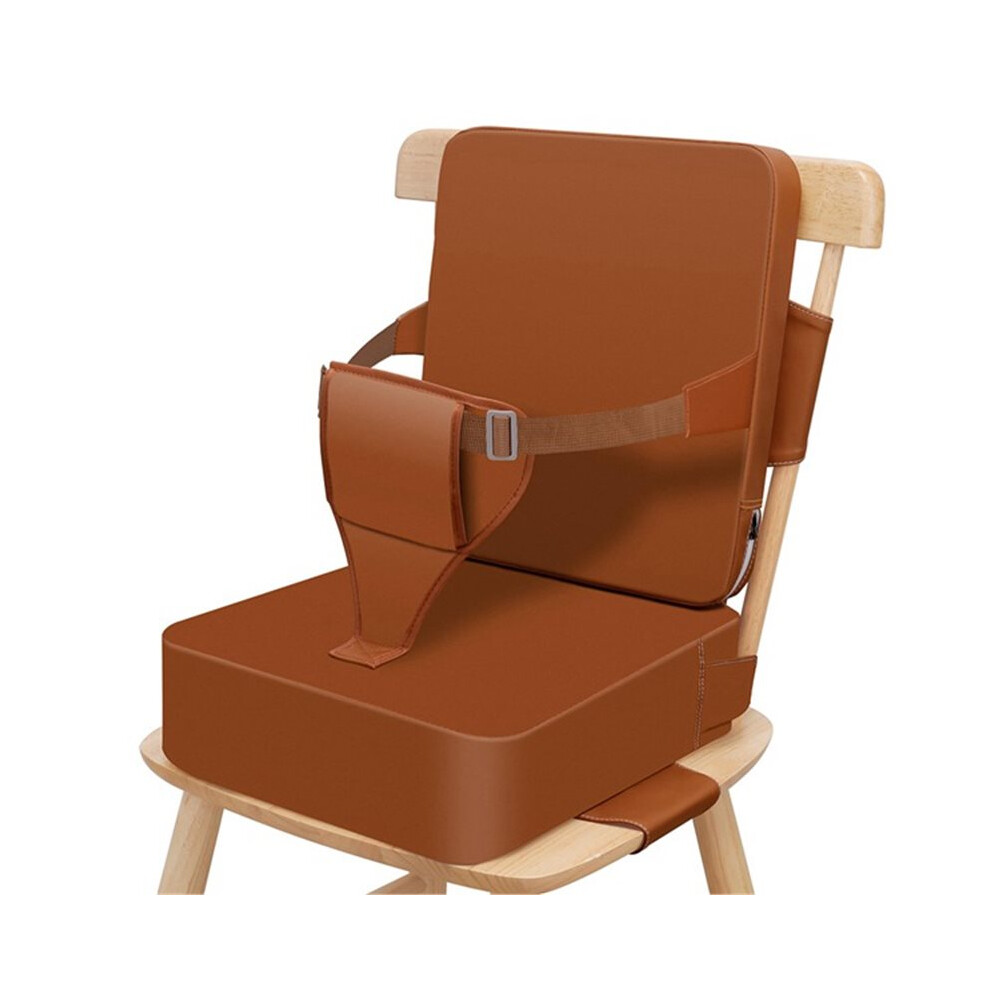 Tlily Toddler Booster For Dining Table, Non-Slip Kitchen Chair Booster With Backrest And Adjustable Straps